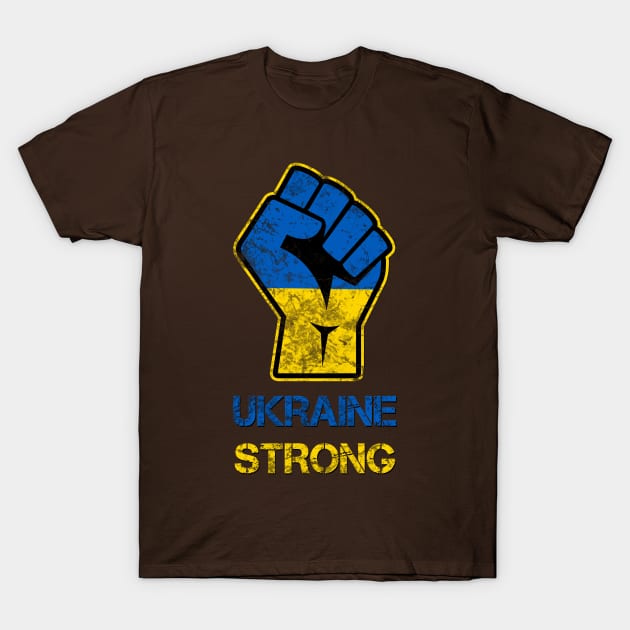 Ukraine Strong T-Shirt by Scar